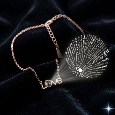 Collar de Oro Chino con 100 idiomas TAmo