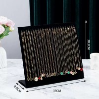 Exhibidor para Collar L-G Terciopelo