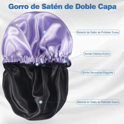 Gorro Satin Reversible 