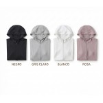 Sudadera Deportiva con Capucha y Cremallera UV