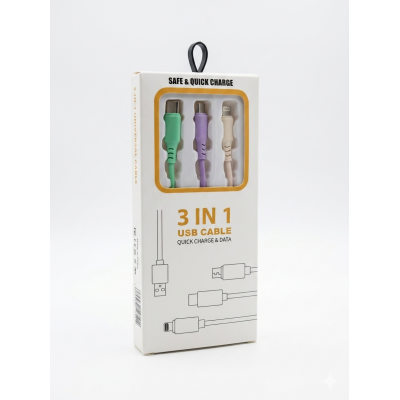 Cable 3EN1 