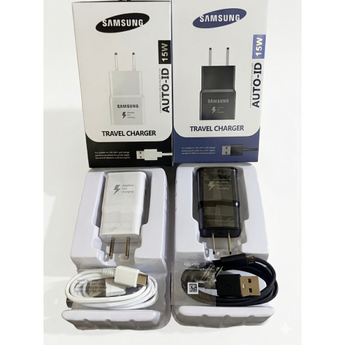 Cargador C/Cable Samsung Micro V8 & TipeC 15W Cargador C/Cable Samsung Micro V8 & TipeC 15W