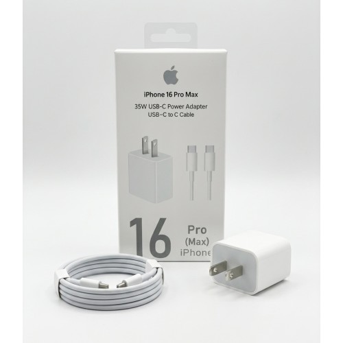 Cargador C/Cable Iphone 16 ProMax C-C 35W Cargador C/Cable Iphone 16 ProMax C-C 35W